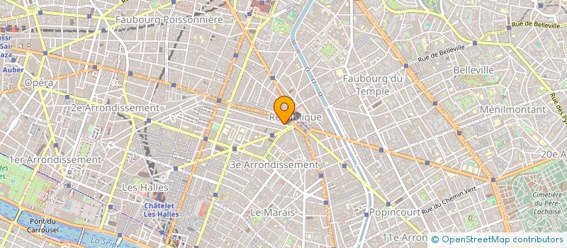 localisation de l'entreprise THEATRE DE LA TRAVERSE à PARIS