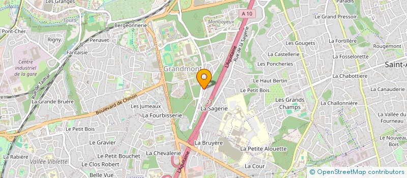 localisation de l'entreprise THEATRE DE LA VALISE  TOURS