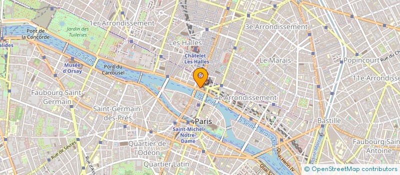 localisation de l'entreprise THEATRE DE LA VILLE à PARIS