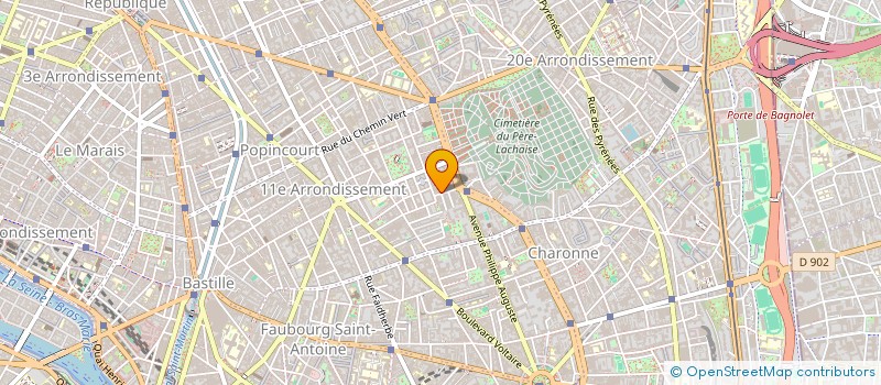 localisation de l'entreprise THEATRE DE LETHE  PARIS