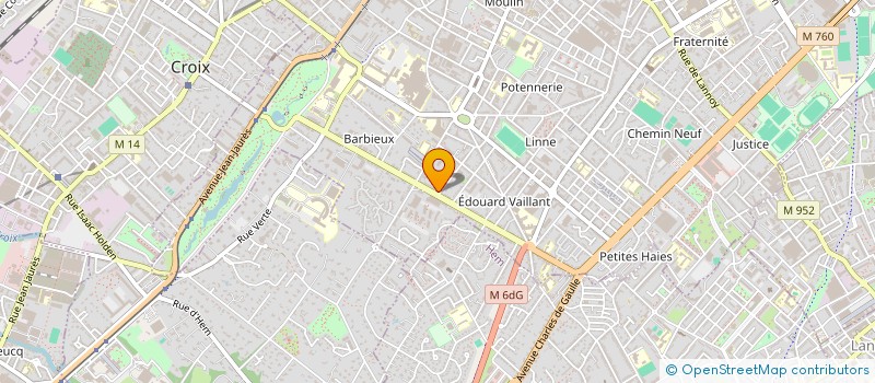 localisation de l'entreprise THEATRE DE MARIONNETTE LES MARIOLLES  ROUBAIX