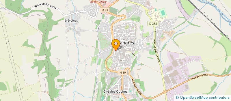 localisation de l'entreprise THEATRE DE SABINUS à LANGRES