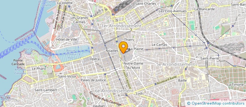 localisation de l'entreprise THEATRE DES 13 CLOUS  MARSEILLE