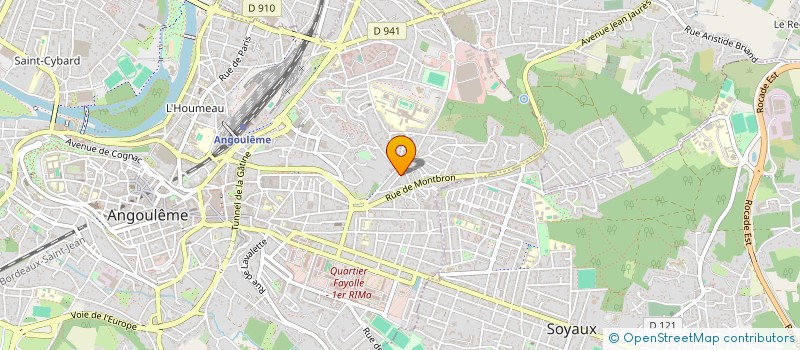 localisation de l'entreprise THEATRE DES 2 EAUX à ANGOULEME