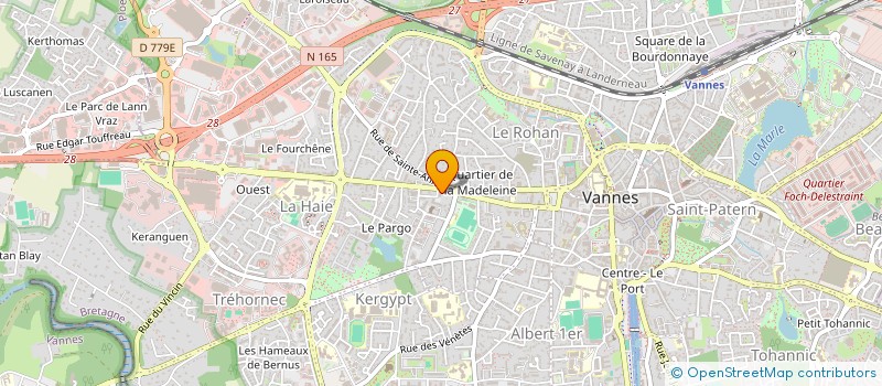 localisation de l'entreprise THEATRE DES ARTS VIVANTS à VANNES