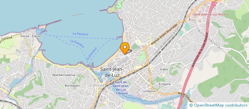 localisation de l'entreprise THEATRE DES AUTRES PROPOSITIONS à SAINT-JEAN-DE-LUZ