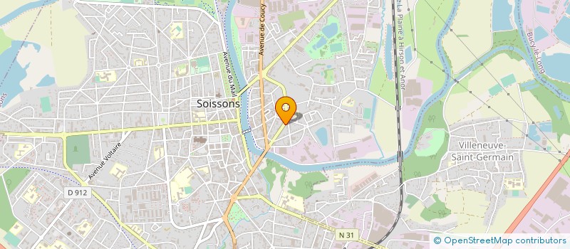 localisation de l'entreprise THEATRE DES BALADINS à SOISSONS