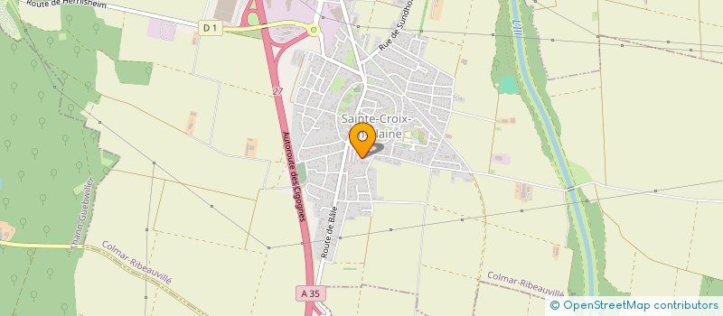 localisation de l'entreprise THEATRE DES BOULEVARDS ET COMPAGNIES  SAINTE-CROIX-EN-PLAINE