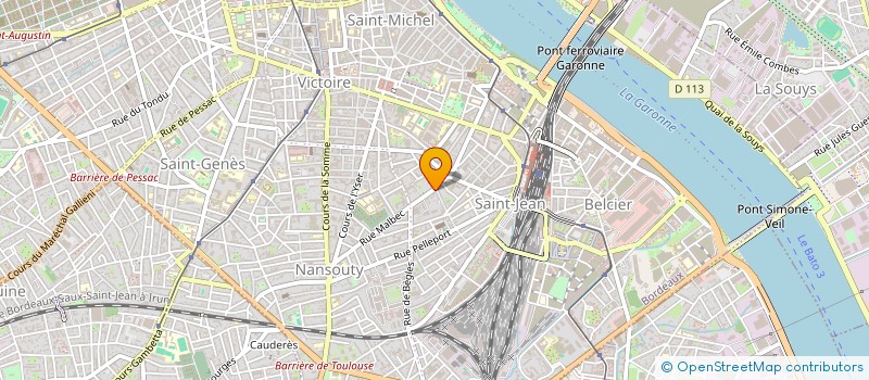 localisation de l'entreprise THEATRE DES DEUX CLOCHES CIE DE TOI A MOI  BORDEAUX