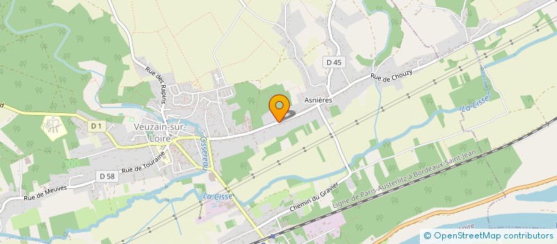 localisation de l'entreprise THEATRE DES FEES  VEUZAIN-SUR-LOIRE