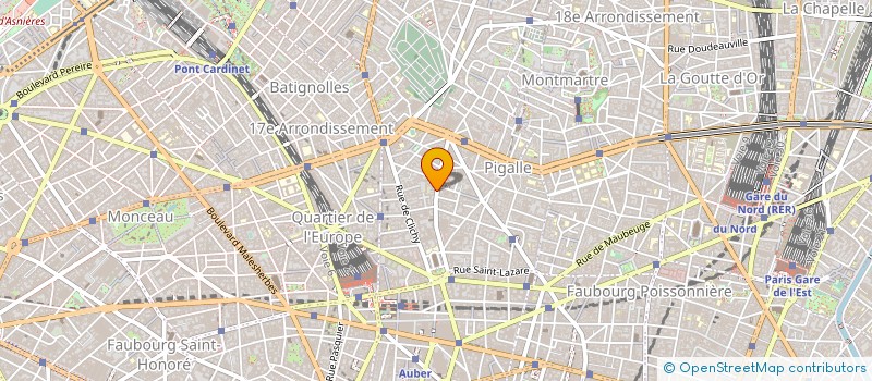 localisation de l'entreprise THEATRE DES GRANDS CHEMINS à PARIS