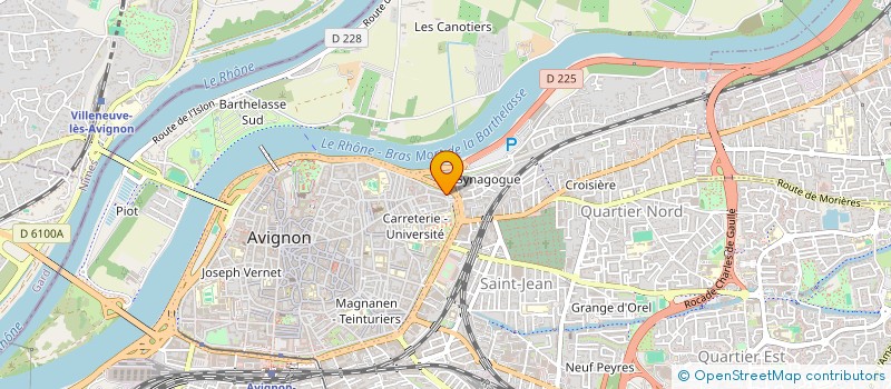 localisation de l'entreprise THEATRE DES ITALIENS  AVIGNON