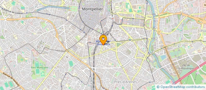 localisation de l'entreprise THEATRE DES LUMIERES à MONTPELLIER