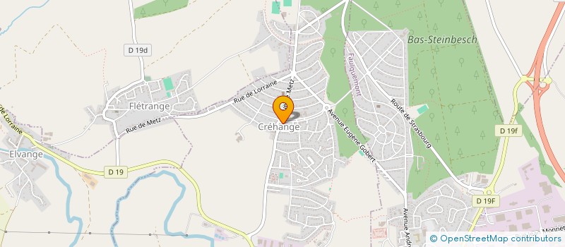 localisation de l'entreprise THEATRE DES PETITES UTOPIES  CREHANGE