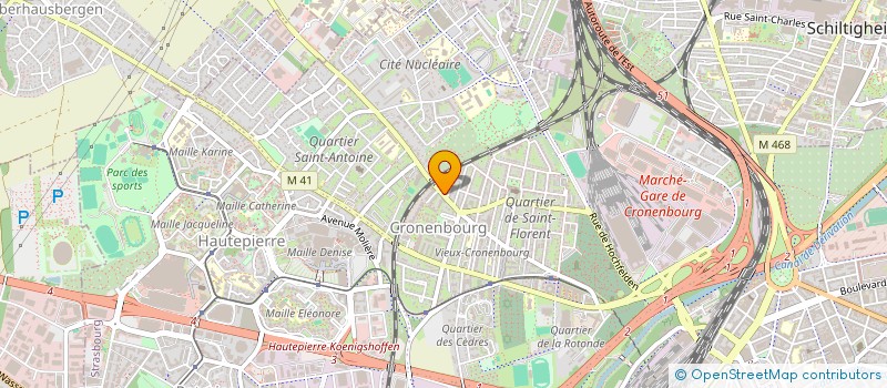 localisation de l'entreprise THEATRE DES QUINQUETS à STRASBOURG
