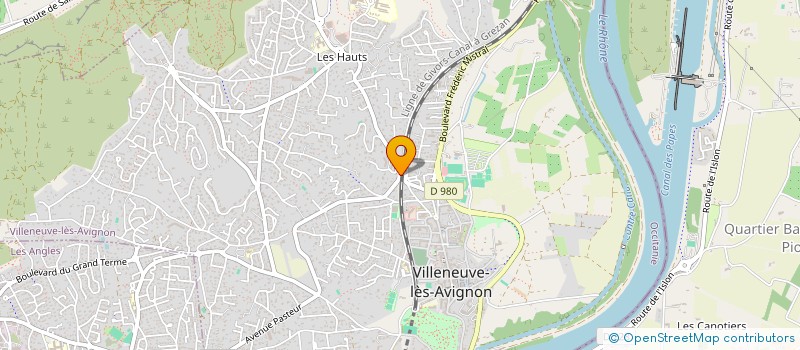 localisation de l'entreprise THEATRE DES ROCAILLES  VILLENEUVE-LES-AVIGNON