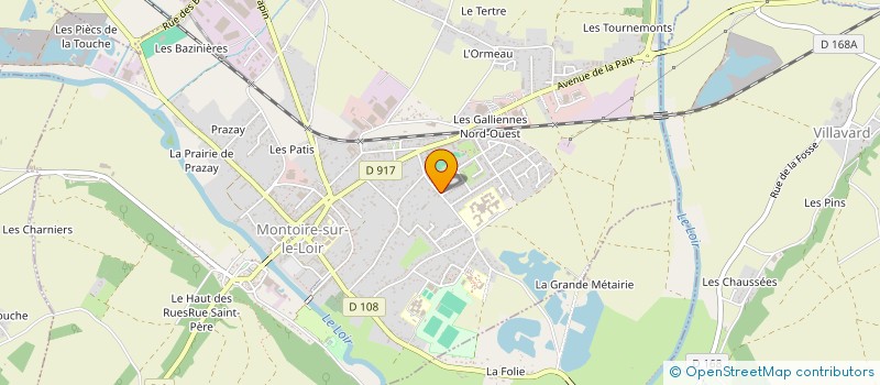 localisation de l'entreprise THEATRE DES VOLUBILES  VALLEE-DE-RONSARD