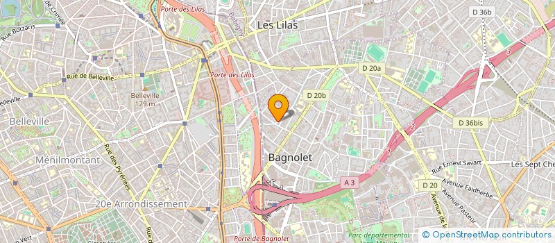 localisation de l'entreprise THEATRE DU BUISSON à BAGNOLET