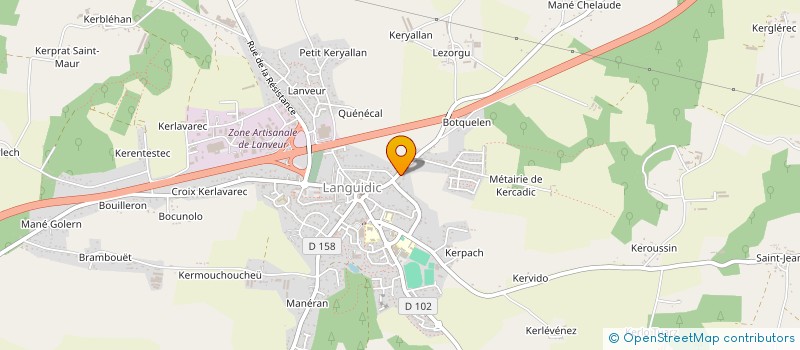 localisation de l'entreprise THEATRE DU CECI CELA  LANGUIDIC