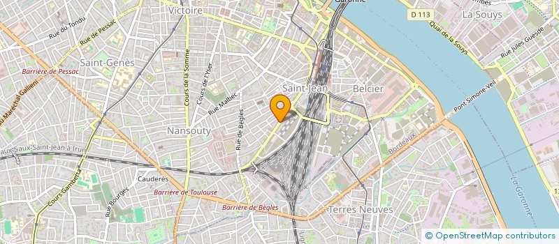 localisation de l'entreprise THEATRE DU CERCLE BRISE à BORDEAUX