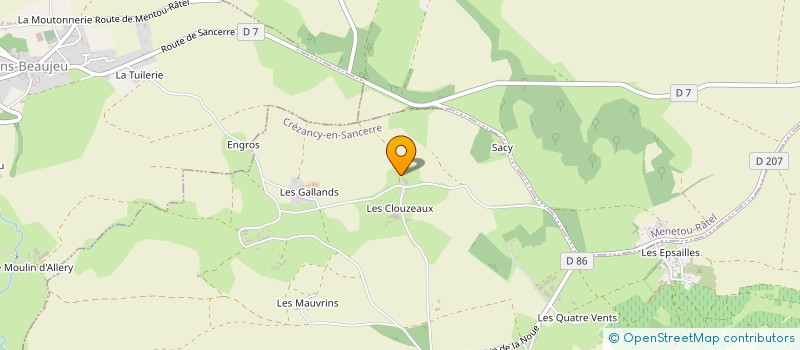 localisation de l'entreprise THEATRE DU CHERCHE MIDI  CREZANCY-EN-SANCERRE