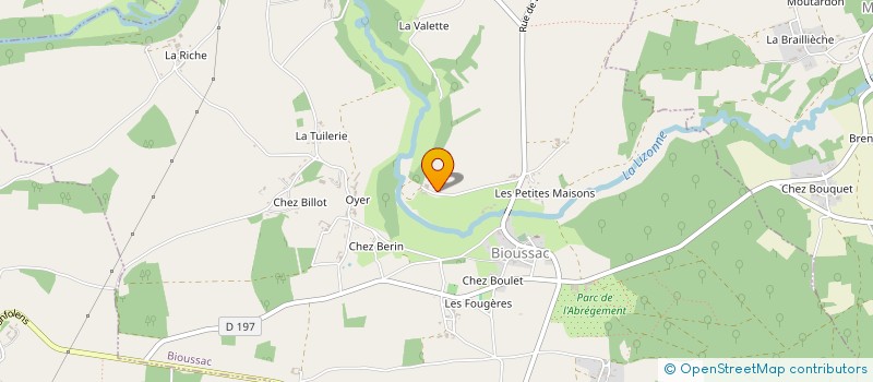 localisation de l'entreprise THEATRE DU CHEVAL BAVARD à BIOUSSAC
