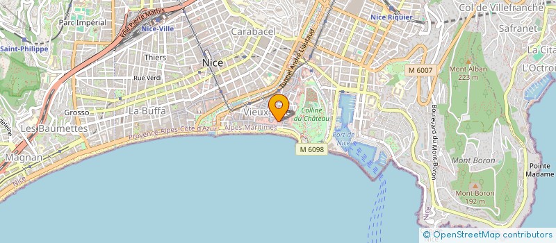 localisation de l'entreprise THEATRE DU COURS (EQUINOXE)  NICE