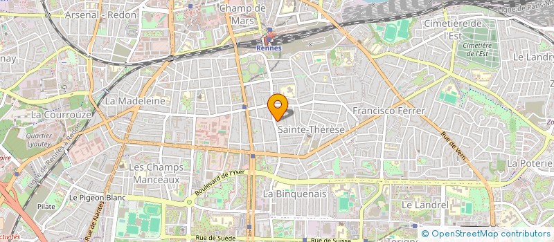 localisation de l'entreprise THEATRE DU CREPUSCULE à RENNES