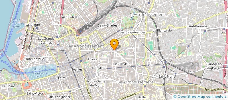 localisation de l'entreprise THEATRE DU DEPEUPLEUR à MARSEILLE