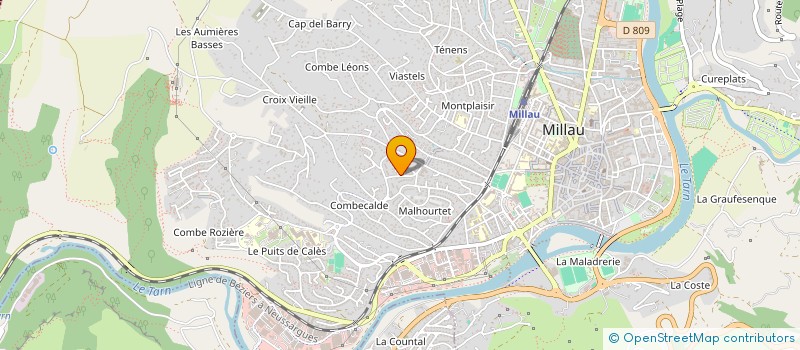 localisation de l'entreprise THEATRE DU GOELAND  MILLAU