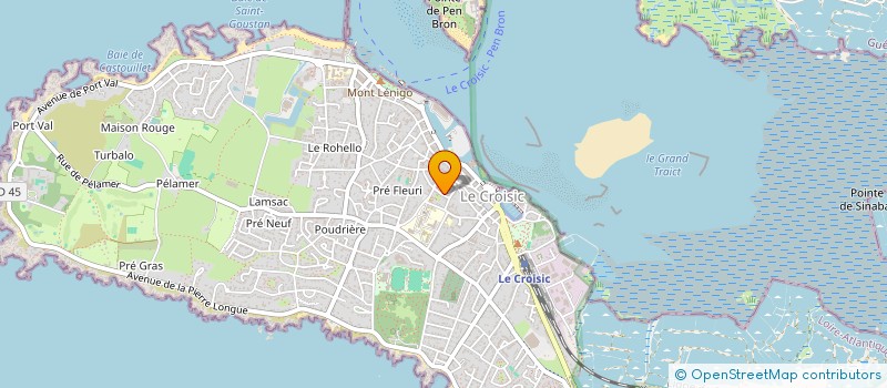 localisation de l'entreprise THEATRE DU GRAND TRAICT  LE CROISIC