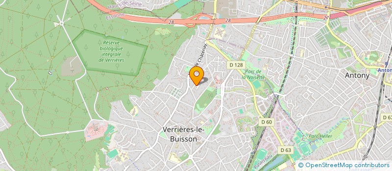 localisation de l'entreprise THEATRE DU GRENIER à VERRIERES-LE-BUISSON