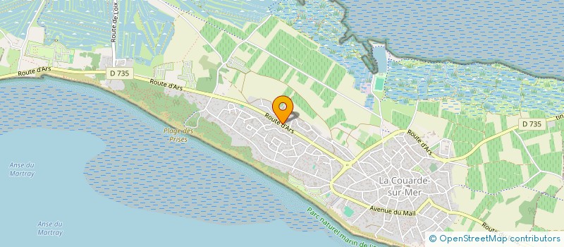 localisation de l'entreprise THEATRE DU GROS BONHOMME  LA COUARDE-SUR-MER