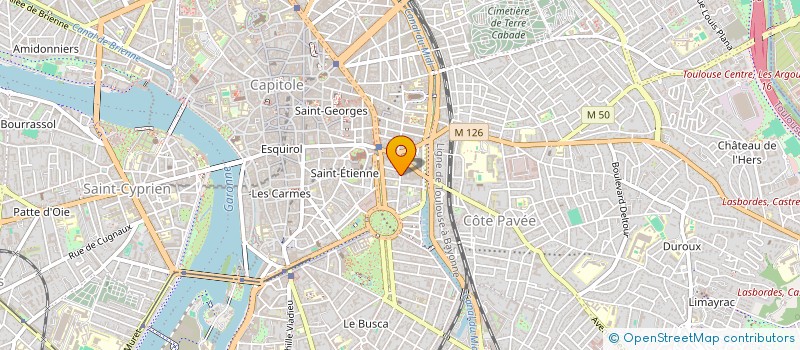 localisation de l'entreprise THEATRE DU JOUR DE TOULOUSE à TOULOUSE