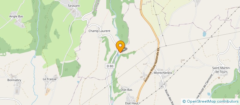 localisation de l'entreprise THEATRE DU LOUP  SAINT-PIERRE ROCHE