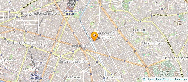 localisation de l'entreprise THEATRE DU PALAIS DES GLACES  PARIS 10