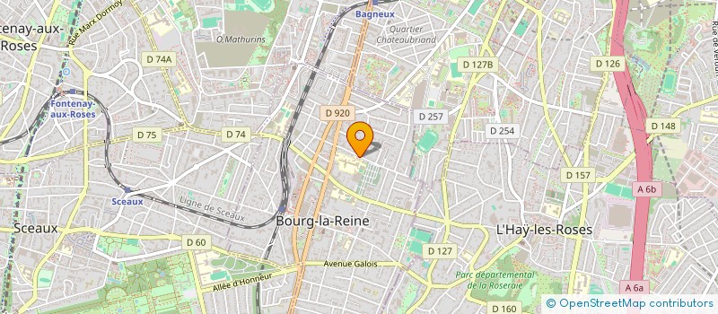 localisation de l'entreprise THEATRE DU PARCOURS à BOURG-LA-REINE