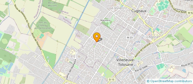 localisation de l'entreprise THEATRE DU PASTEL à VILLENEUVE-TOLOSANE