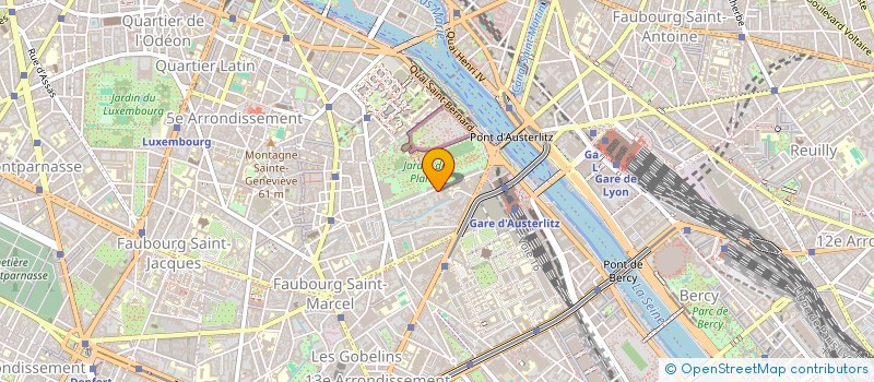 localisation de l'entreprise THEATRE DU PETIT JACQUES  PARIS