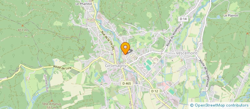 localisation de l'entreprise THEATRE DU PILIER à GIROMAGNY