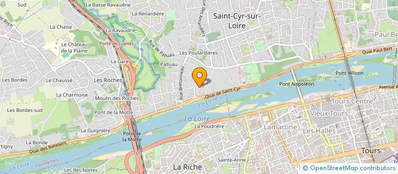 localisation de l'entreprise THEATRE DU PREAU  SAINT-CYR-SUR-LOIRE