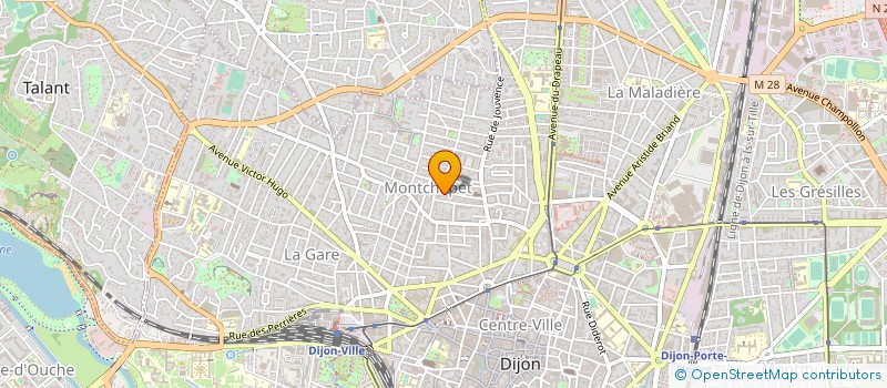 localisation de l'entreprise THEATRE DU REGARD CIE VIOLAINE à DIJON