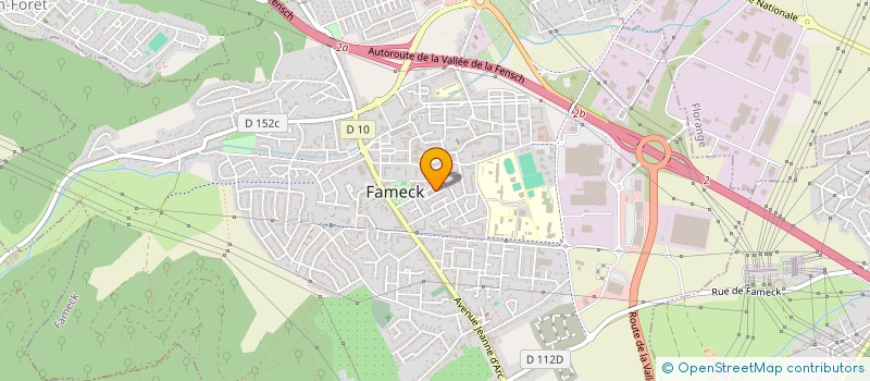 localisation de l'entreprise THEATRE DU RENARD  FAMECK