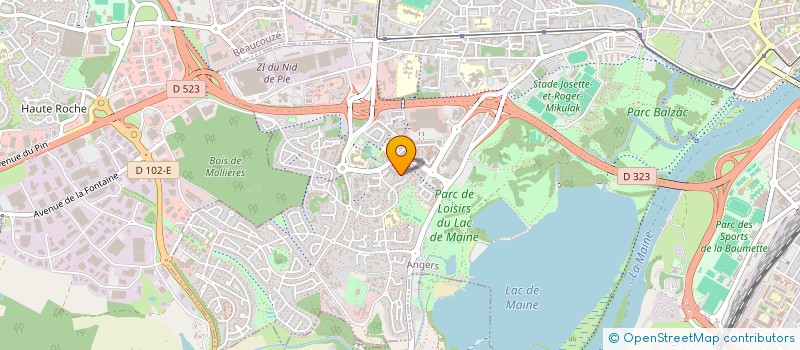 localisation de l'entreprise THEATRE DU RIF à ANGERS