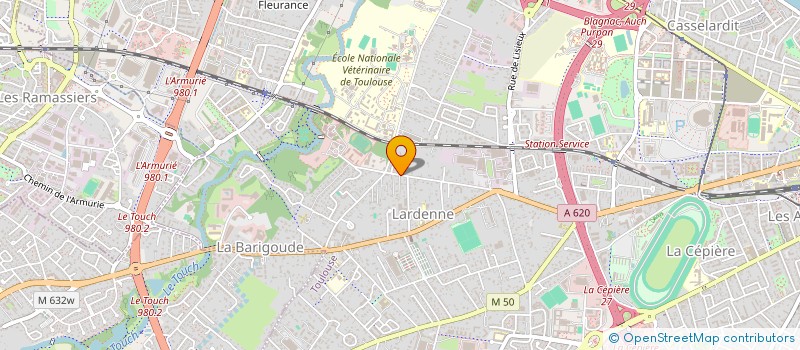 localisation de l'entreprise THEATRE DU ROCHER à TOULOUSE