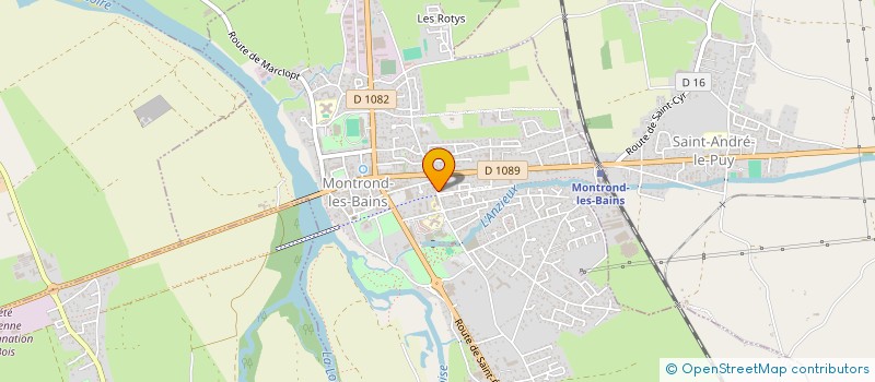 localisation de l'entreprise THEATRE DU SONGE  MONTROND-LES-BAINS