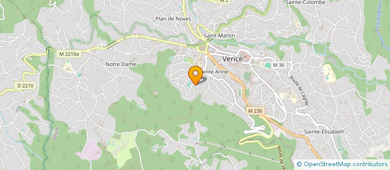 localisation de l'entreprise THEATRE DU VERSEAU à VENCE