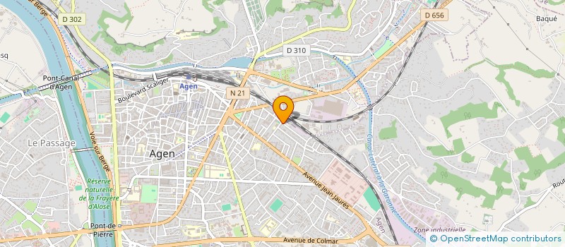 localisation de l'entreprise THEATRE ECOLE D AQUITAINE  AGEN