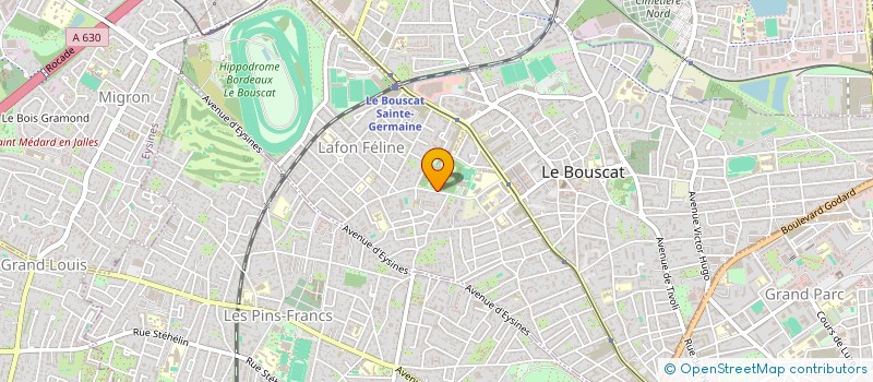 localisation de l'entreprise THEATRE ECOLE JEUNES COMEDIENS AQUITAINE à LE BOUSCAT