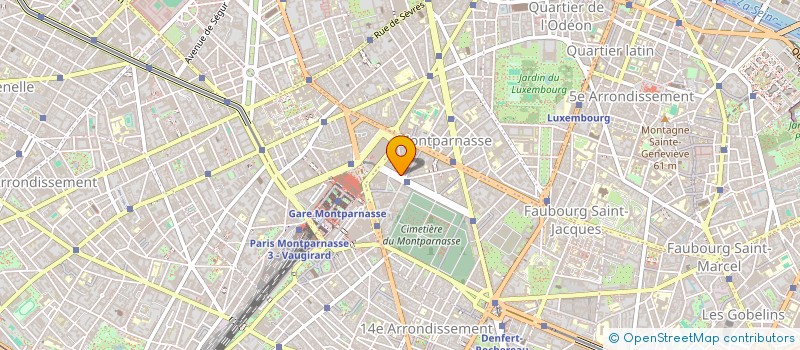 localisation de l'entreprise THEATRE EDGAR  PARIS